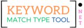 Keyword Match Type Tool Logo